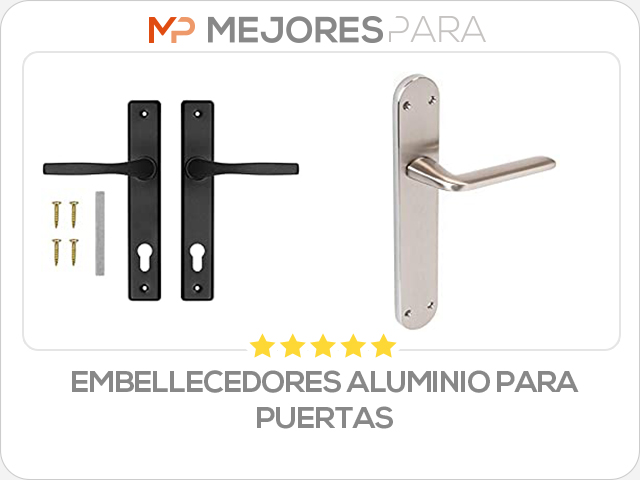 embellecedores aluminio para puertas