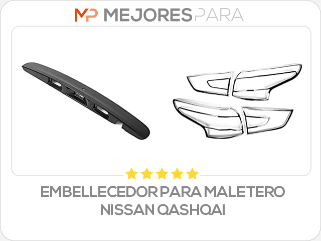 embellecedor para maletero nissan qashqai