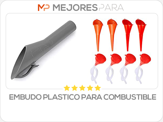 embudo plastico para combustible