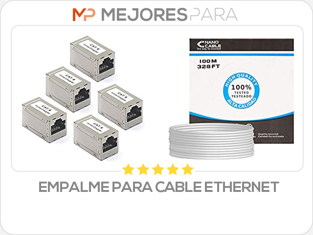 empalme para cable ethernet