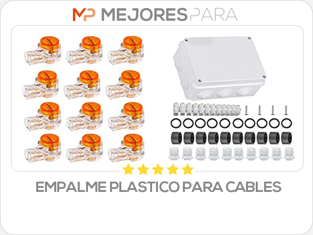 empalme plastico para cables