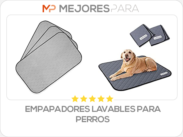 empapadores lavables para perros