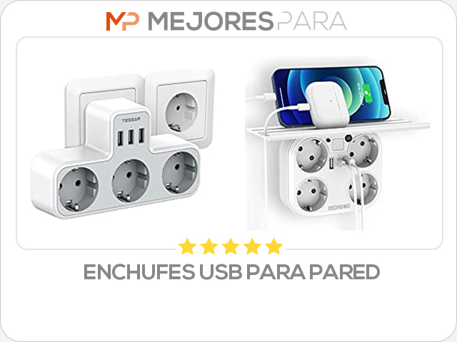 enchufes usb para pared