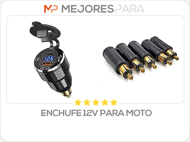 enchufe 12v para moto