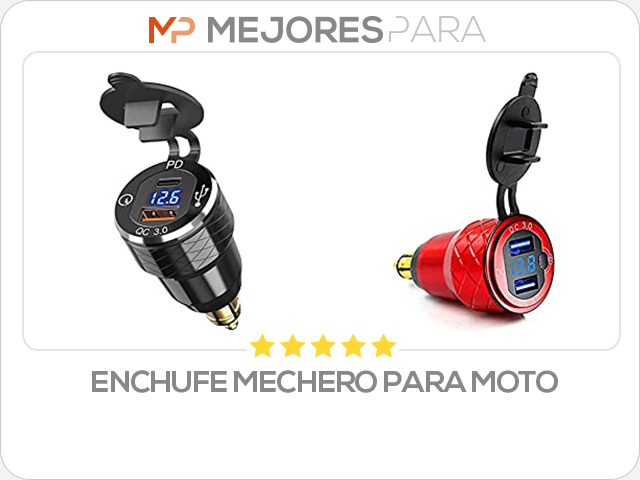 enchufe mechero para moto