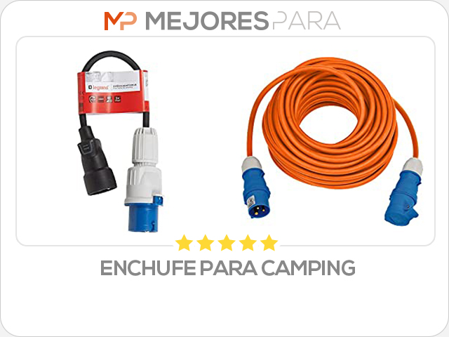 enchufe para camping