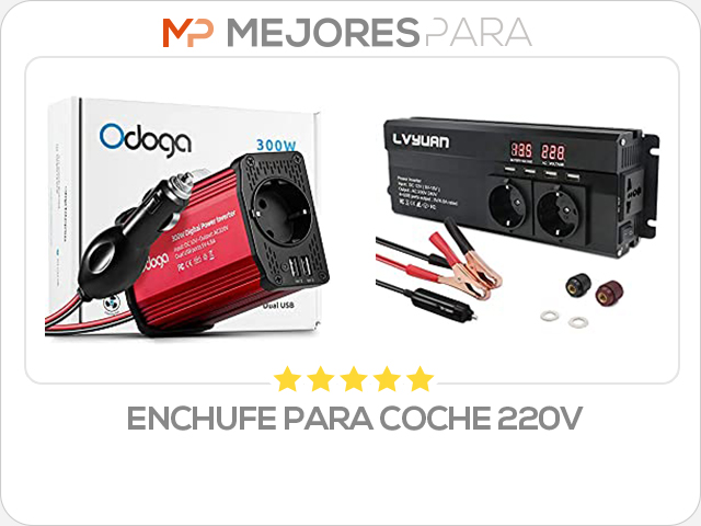 enchufe para coche 220v