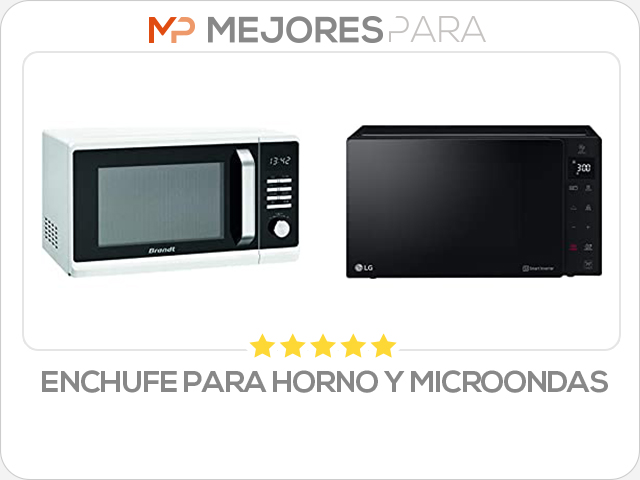 enchufe para horno y microondas