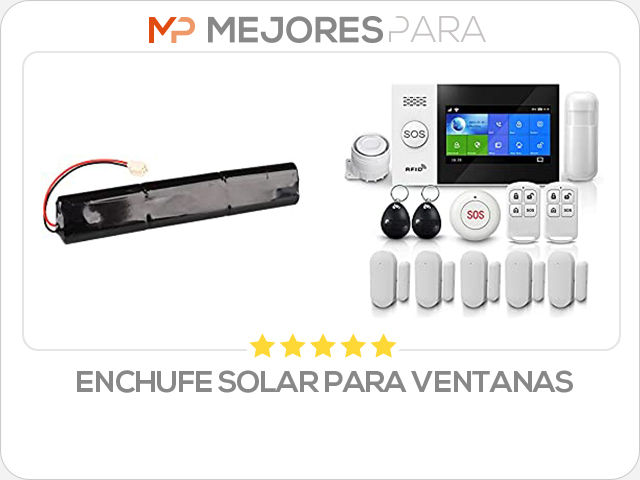 enchufe solar para ventanas