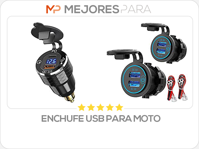 enchufe usb para moto