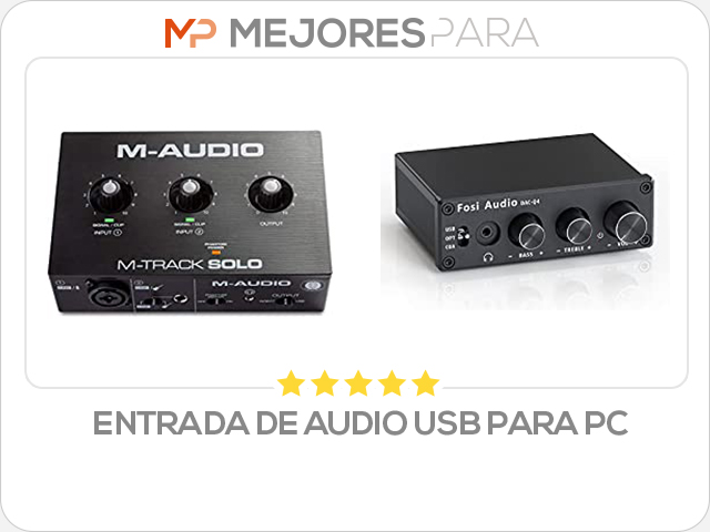 entrada de audio usb para pc