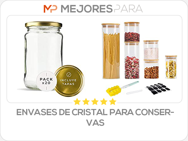 envases de cristal para conservas