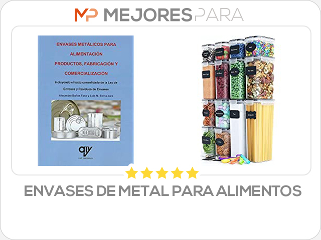 envases de metal para alimentos