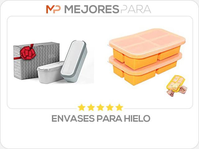 envases para hielo