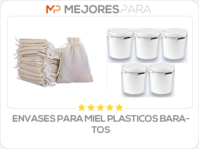 envases para miel plasticos baratos