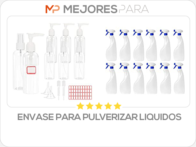 envase para pulverizar liquidos