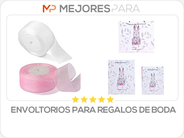 envoltorios para regalos de boda