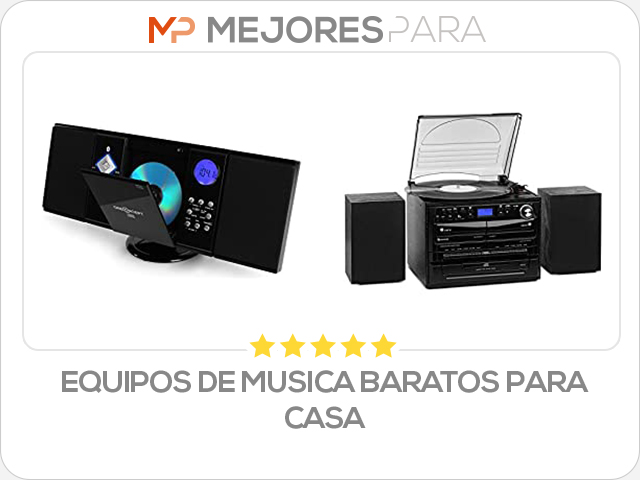 equipos de musica baratos para casa