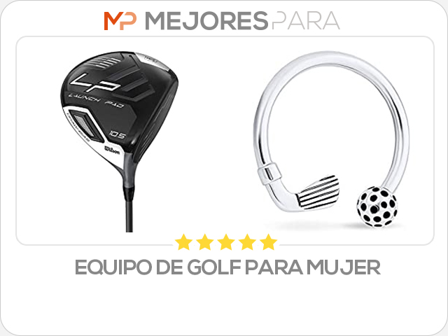 equipo de golf para mujer