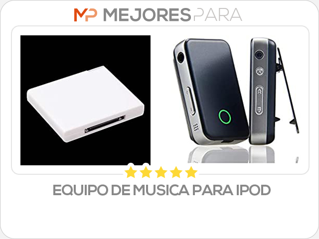 equipo de musica para ipod