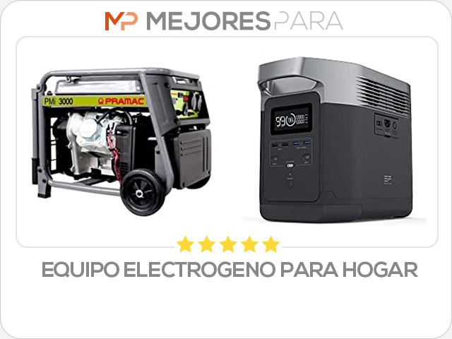 equipo electrogeno para hogar