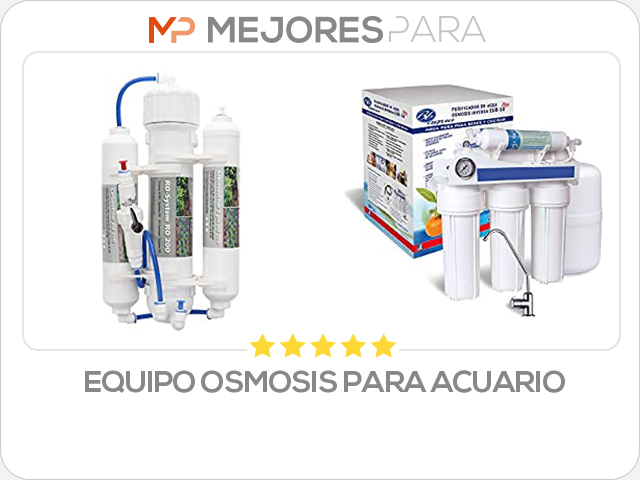 equipo osmosis para acuario