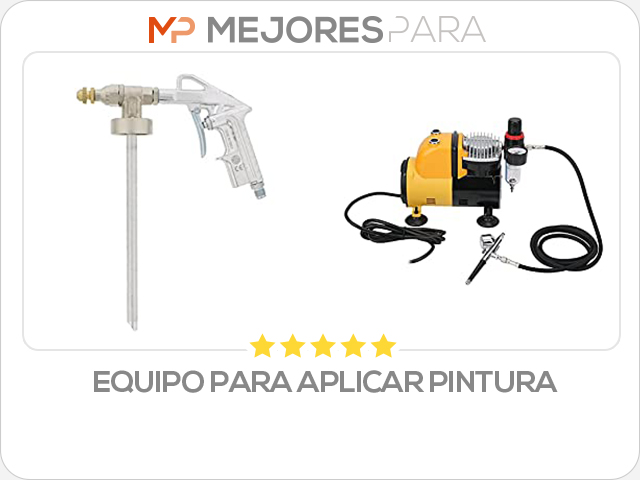 equipo para aplicar pintura