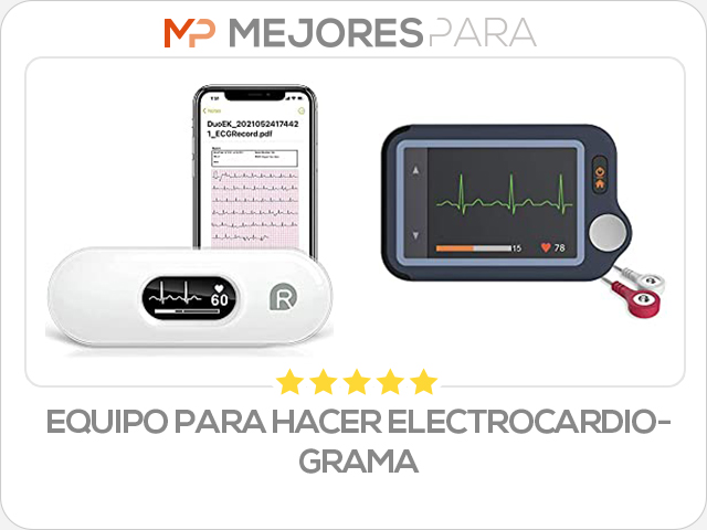 equipo para hacer electrocardiograma