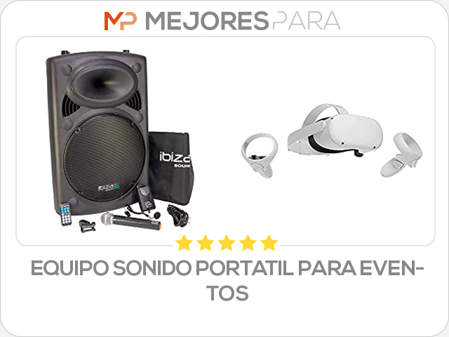 equipo sonido portatil para eventos