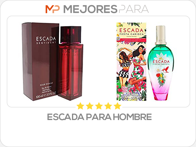 escada para hombre