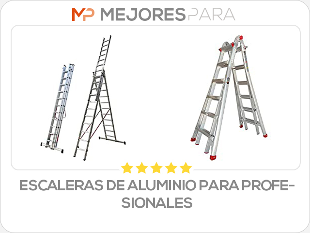 escaleras de aluminio para profesionales