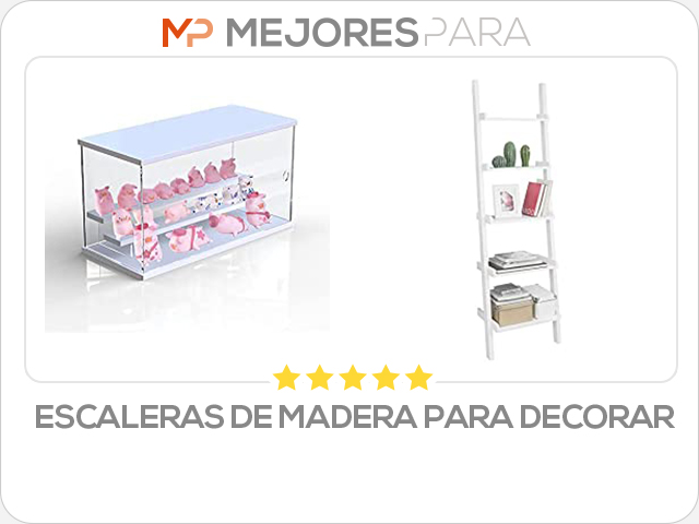 escaleras de madera para decorar