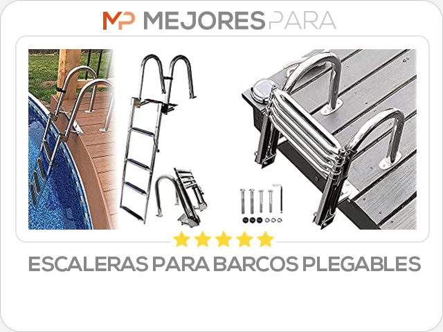 escaleras para barcos plegables