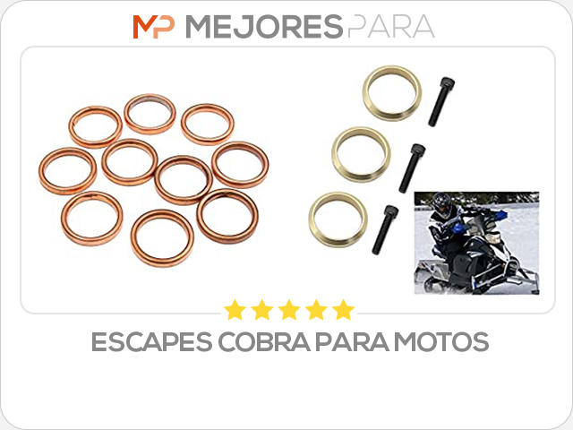 escapes cobra para motos