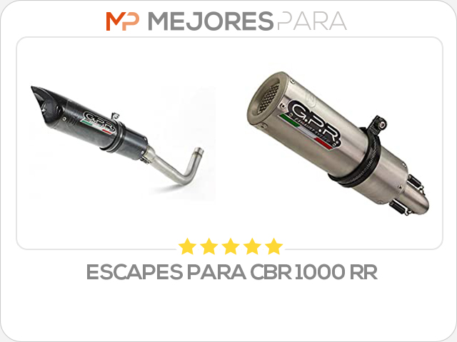 escapes para cbr 1000 rr