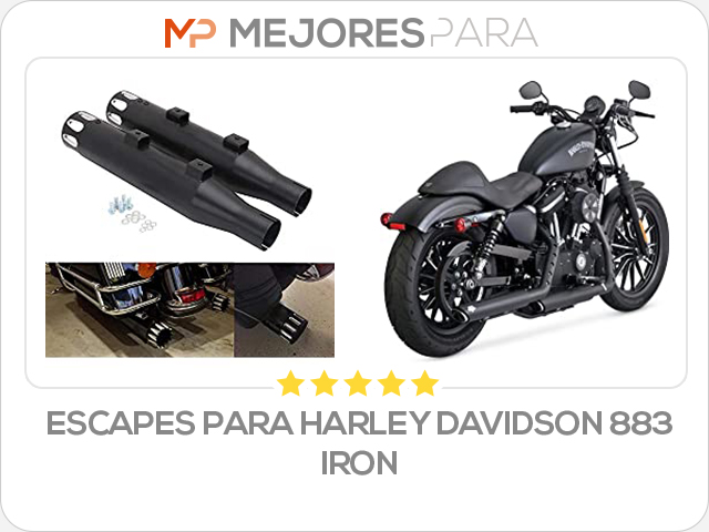 escapes para harley davidson 883 iron