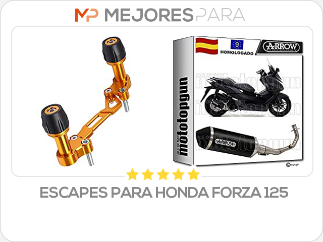 escapes para honda forza 125