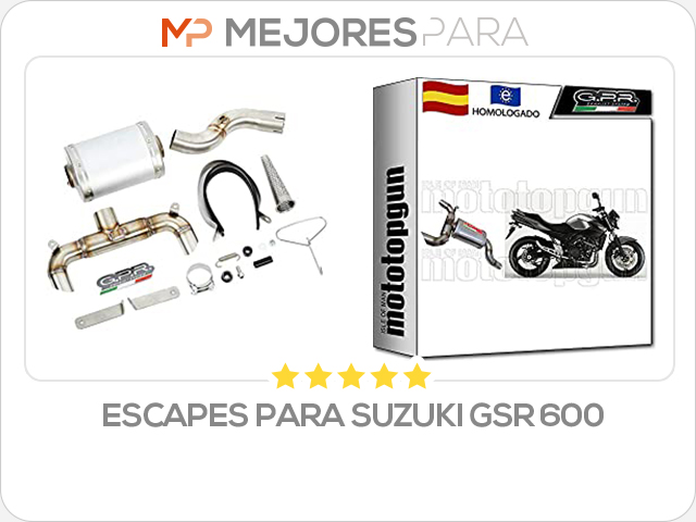 escapes para suzuki gsr 600