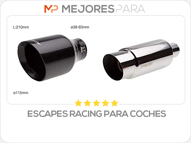 escapes racing para coches