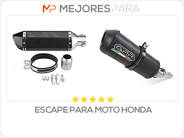 escape para moto honda