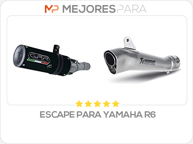 escape para yamaha r6