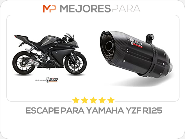 escape para yamaha yzf r125