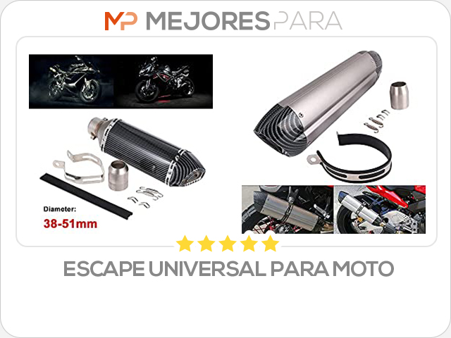 escape universal para moto