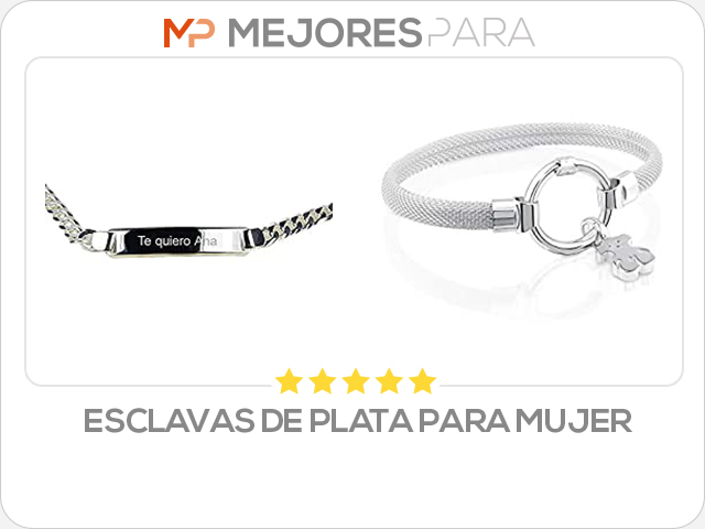 esclavas de plata para mujer