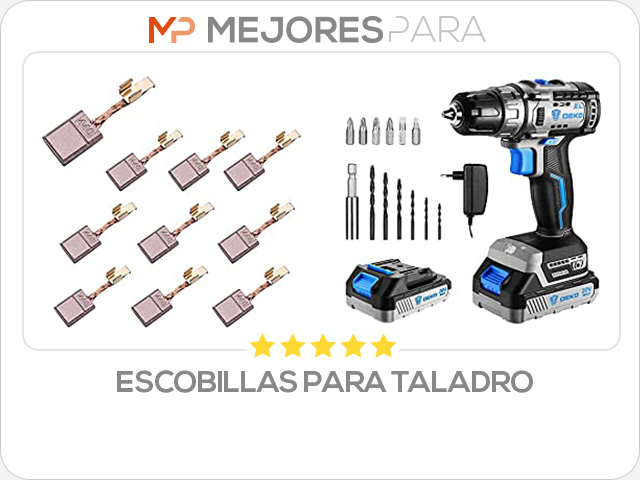 escobillas para taladro