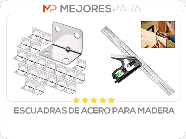 escuadras de acero para madera