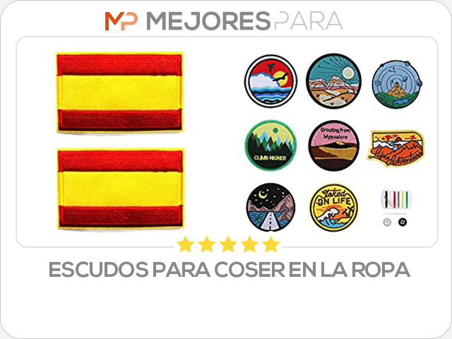 escudos para coser en la ropa