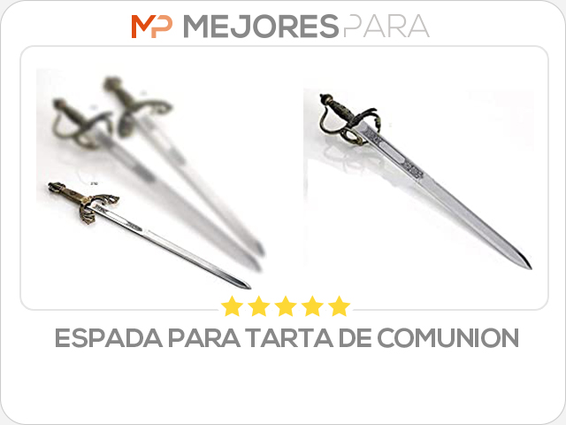 espada para tarta de comunion