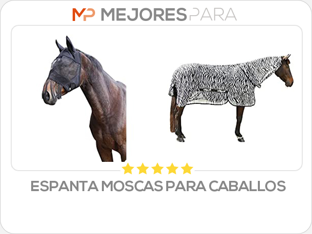 espanta moscas para caballos