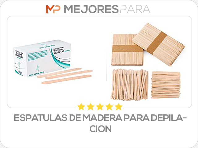 espatulas de madera para depilacion